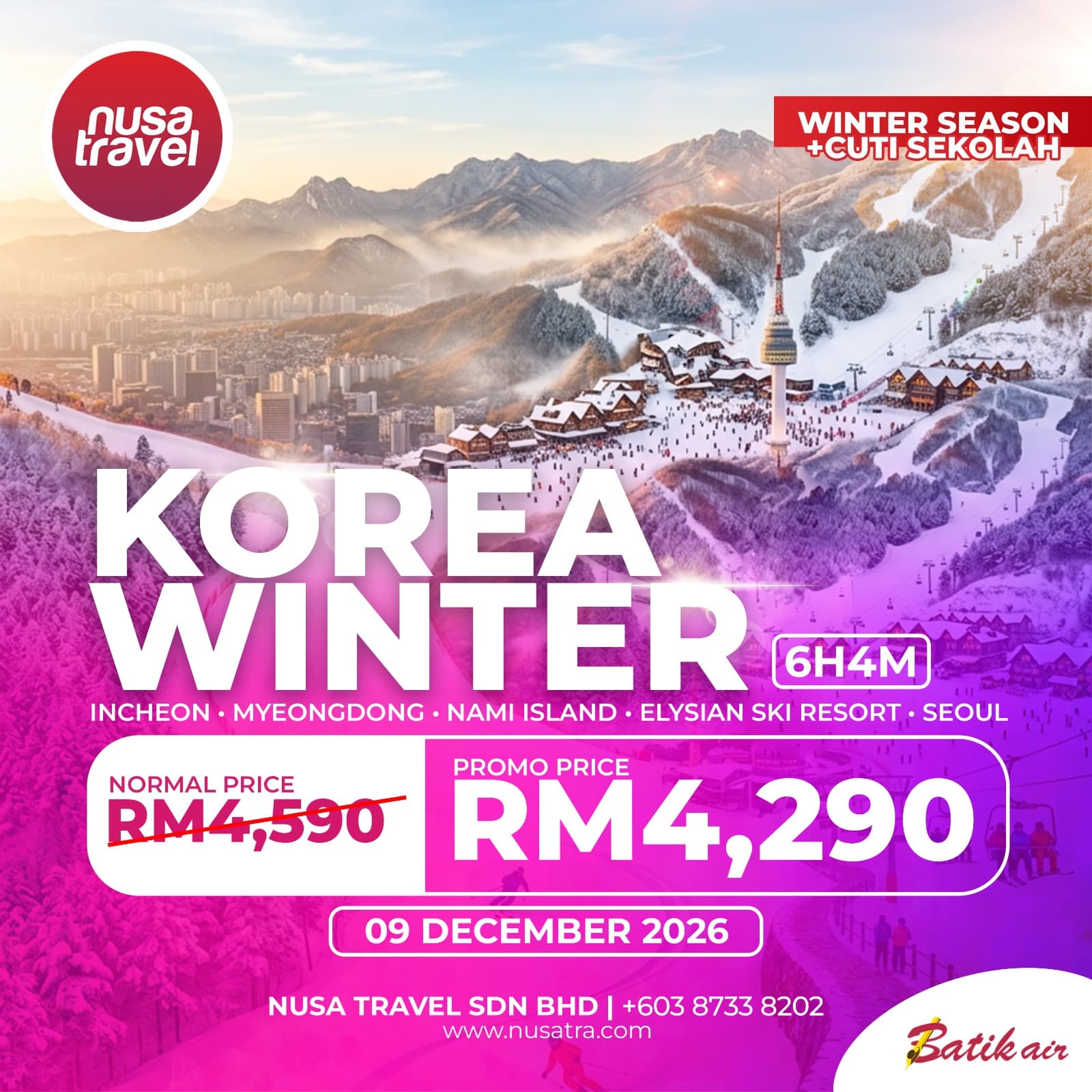 Seoul Korea Winter 2026